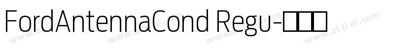 FordAntennaCond Regu字体转换